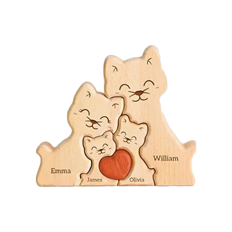 Personalisierte Katzenfigur – Liebe, die verbindet