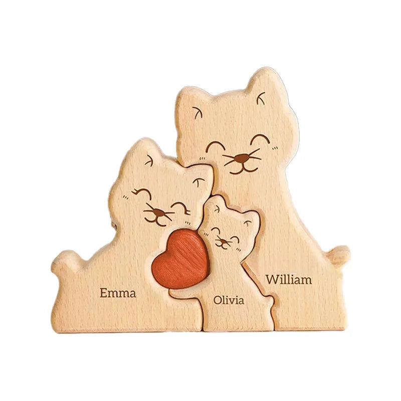 Personalisierte Katzenfigur – Liebe, die verbindet