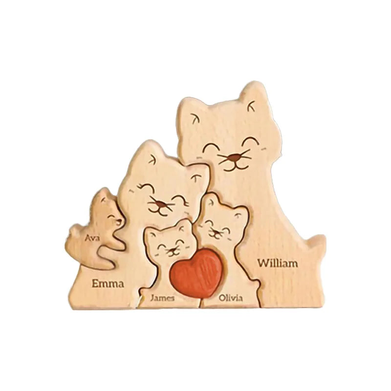 Personalisierte Katzenfigur – Liebe, die verbindet